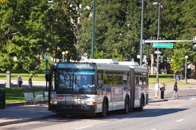 RTD Bus in Denver