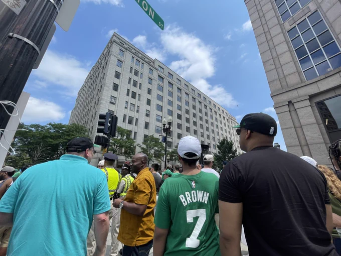 Celtics parade