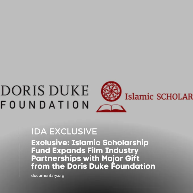#IDAExclusive #IDABlog The Islamic Scholarship Fund (ISF) has received $500,000 from the Doris Duke Foundation’s Building Bridges Program to provide multi-year support. Read more here: https://www.documentary.org/blog/exclusive-islamic-scholarship-fund-expands-film-industry-partnerships-major-gift-doris-duke.