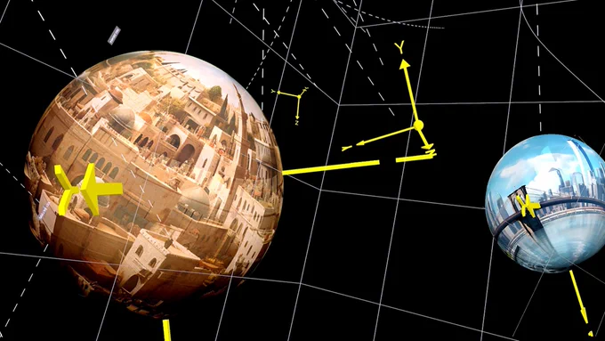 Photo credit: Galina Bleikh. The Tumbleweed Cities. Jerusalem - New-York. Still from video
