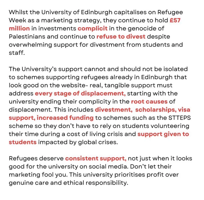 Follow @ Geographers against genocide on Instagram
