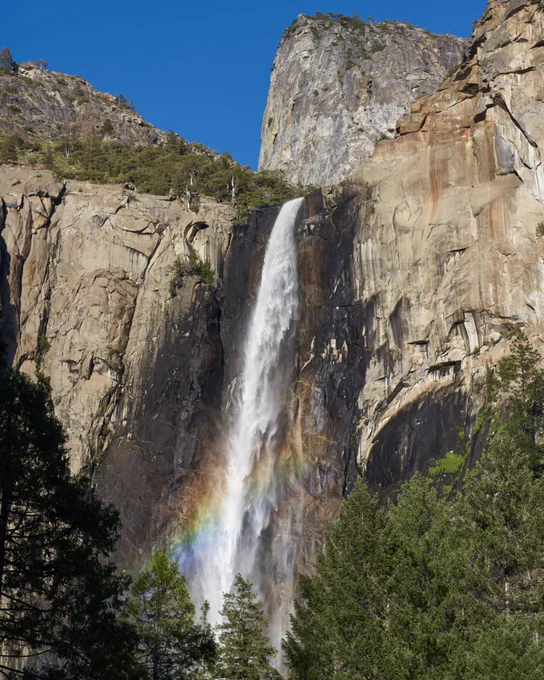 Bridal veil falls on the big camera