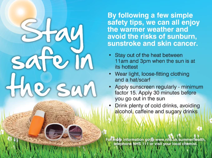 stay safe in the sun advice