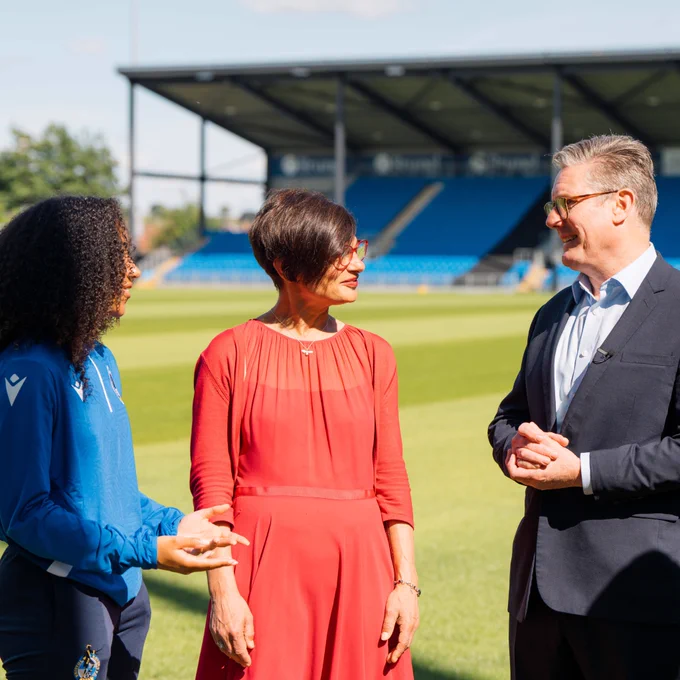 Keir Starmer and Thangam Debbonaire in Bristol