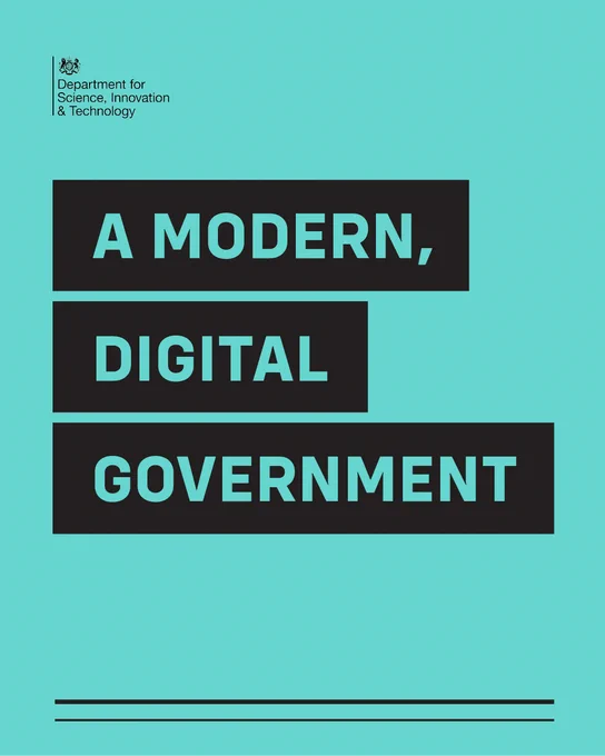 A modern, digital government. 