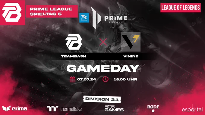 Wir spielen in der primeleague gegen vinine in der primeleague League of legends