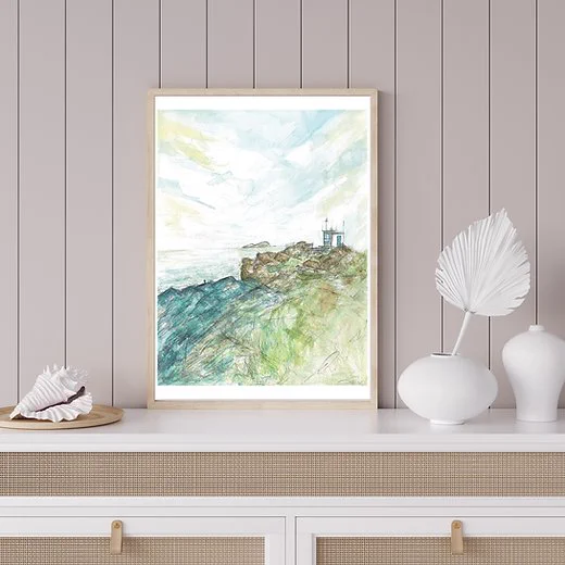 North Berwick print by Morvenna