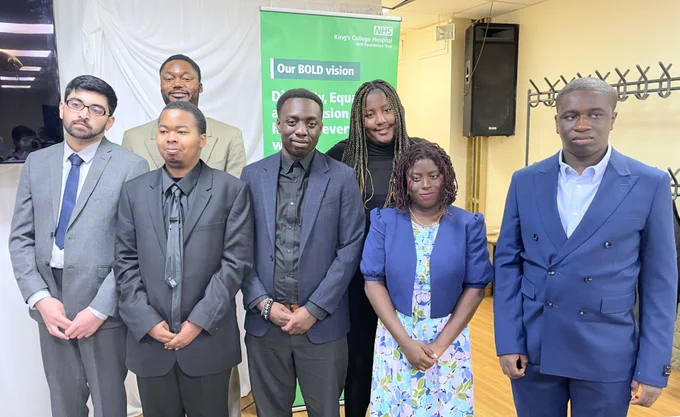 DFN Project Search Interns at King's College Hospital at their graduation ceremony.
