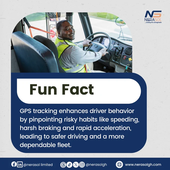 The NeraGPS driver behaviour feature makes sure your driver and vehicle is always monitored and safe. 

Reach out to us today!
