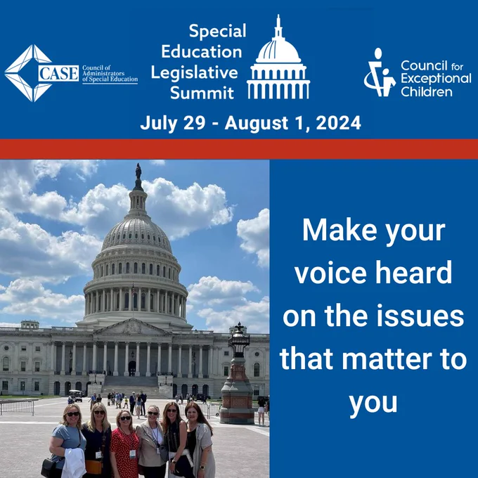 Blue background with image of SELS 2023 attendees in front of the US Capitol Building. The text reads, "Make your voice heard on the issues that matter to you"