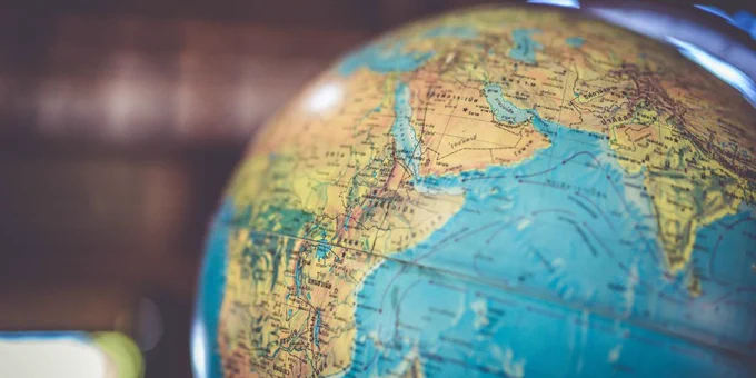 Image of earth as a symbol of the need to protect funding for ECA programs at Department of State.