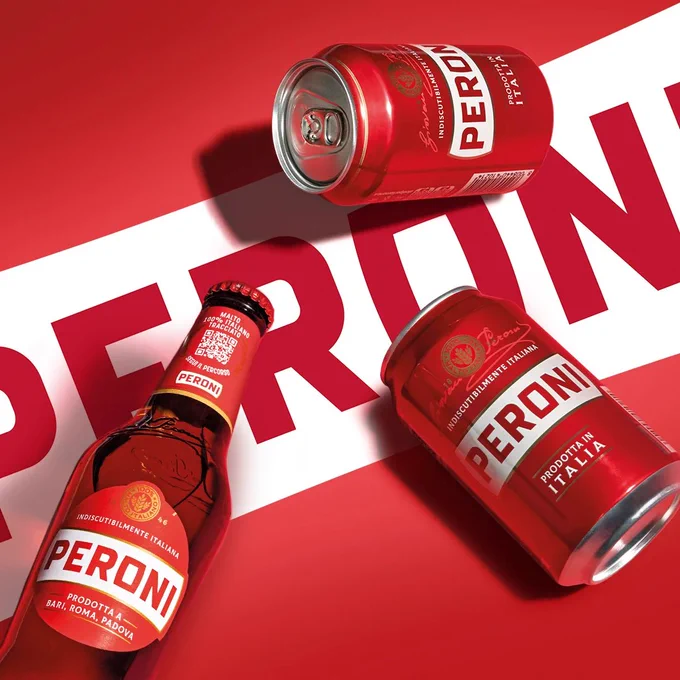 Peroni brand redesign in collaboration with Smith Lumen design studio