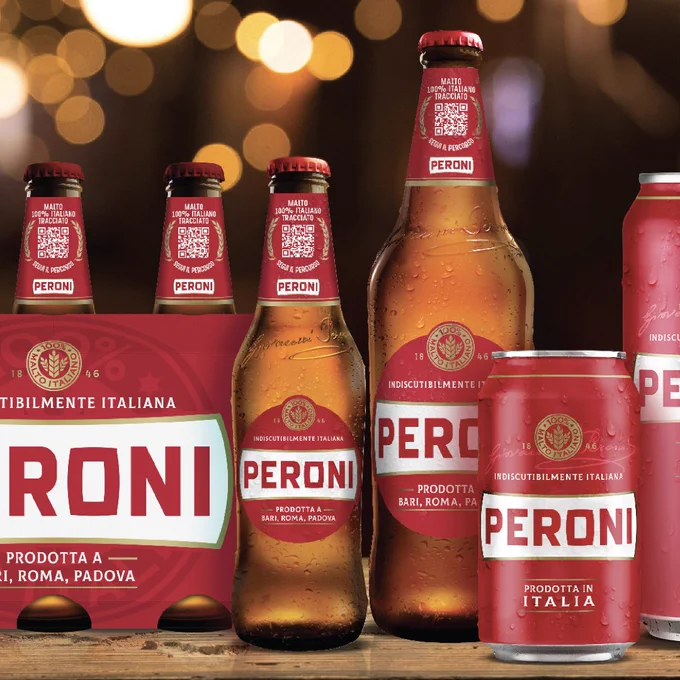 Peroni brand redesign in collaboration with Smith Lumen design studio