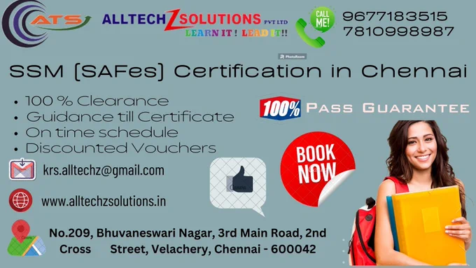 AllTechZ Solutions Offers #SSM Certification in Chennai

#SSMCertificationinchennai #SSMCertificationinvelachery 
#SSMCertificationTrainingInstituteinchennai #SSMCertificationTraininginstituteinvelachery 
#Onlinecertifications

Visit us: https://www.alltechzsolutions.in/
Email us: krs.alltechz@gmail.com
Contact Us: 9677183515/7810998987 

