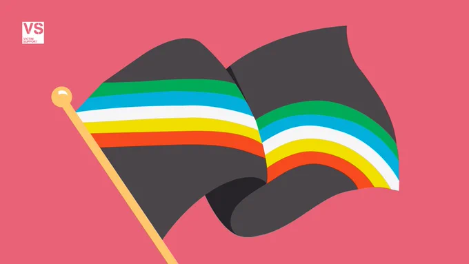 Disability Pride Month flag.