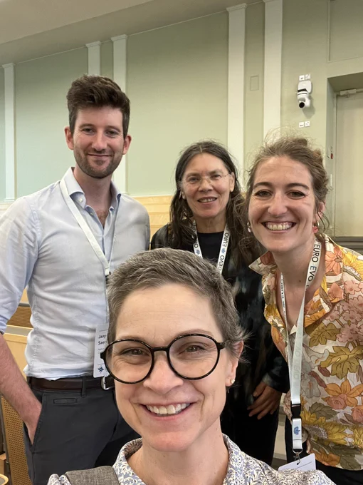 Selfie of Jaap, Frietson, Alexa, and Leslea