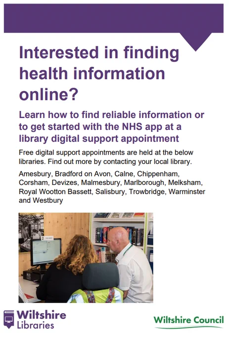 Digital support appointment poster