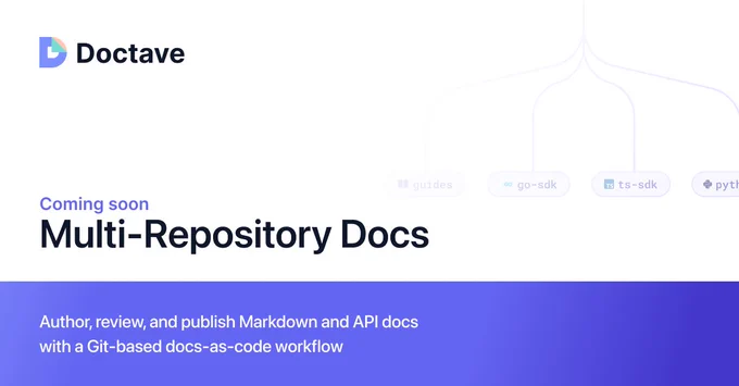 Coming soon to Doctave: multi-repository docs