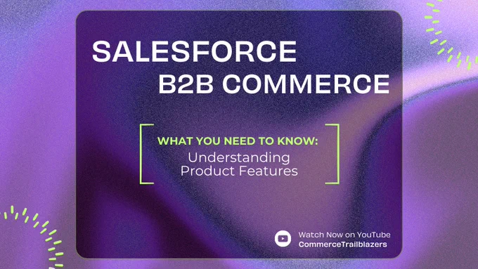 Salesforce B2B Commerce what you need to know about understanding product features