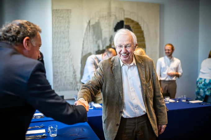 Prof. Jean-Marie Lehn [Photo: Tomáš Belloň / IOCB Prague]