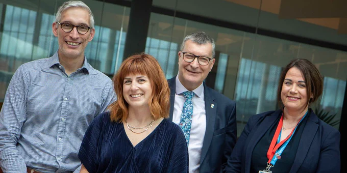 Representatives from the SCiP Alliance meet UCLan Vice Chancellor Professor Graham Baldwin