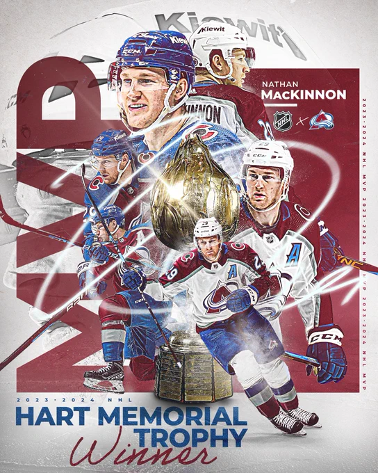 Nathan MacKinnon Hart Memorial Trophy Winner