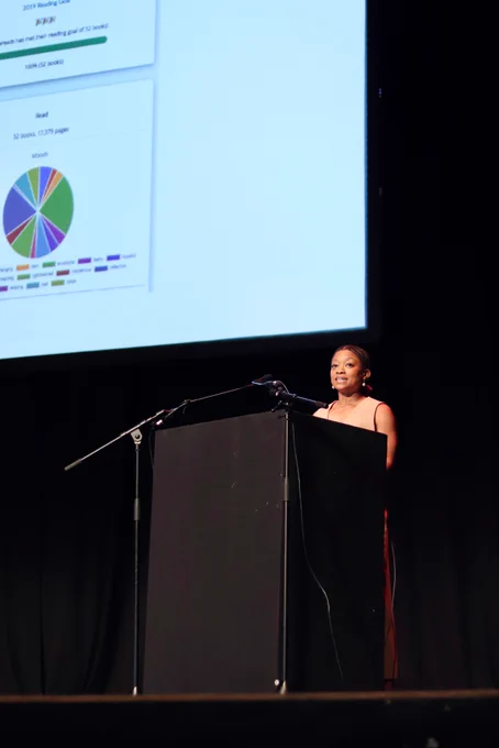 Nadia Odunayo speaking at Brighton Ruby on "Getting to two million users as a one-woman dev team"