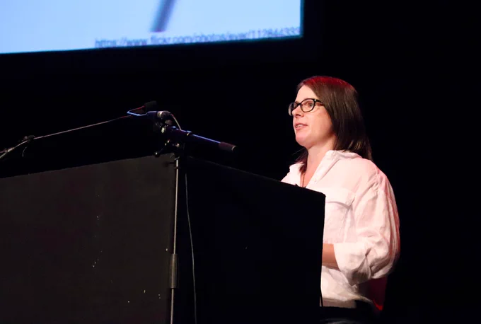 Nicky Thompson speaking on Making work (and life) less stressful by making better decisions at Brighton Ruby