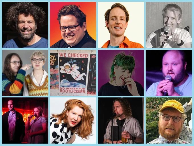 12 faces, from Al Lubel to Tim Key