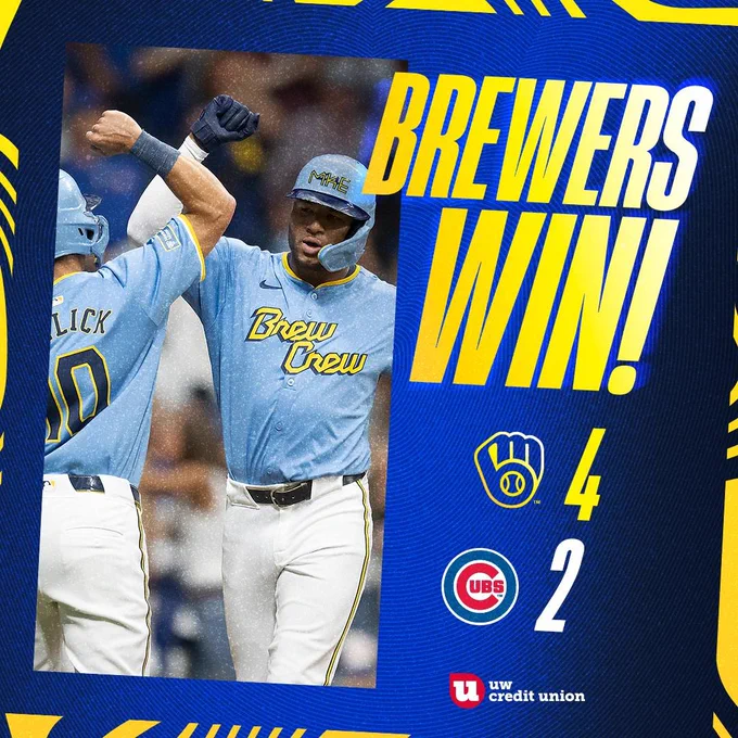 Brewers beat Cubs, 4-2