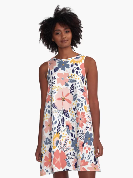 Loose swing shape for an easy, flowy fit
Sizes run large, so order a size down from your usual
Print covers entire front and back panel with your chosen design, by an independent artist
97% polyester, 3% elastane woven dress fabric with silky handfeel
Note that due to the production process, the placement of the print may vary slightly from the preview
The third party printer of this product is evaluated according to International Labor Organization standards
