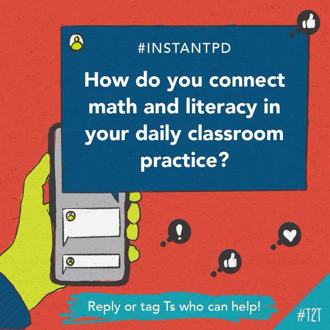 How do you connect math and literacy in your daily classroom practice?