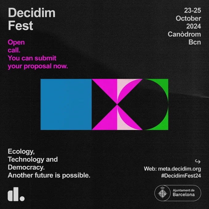 Decidim Fest. Open Call now open.