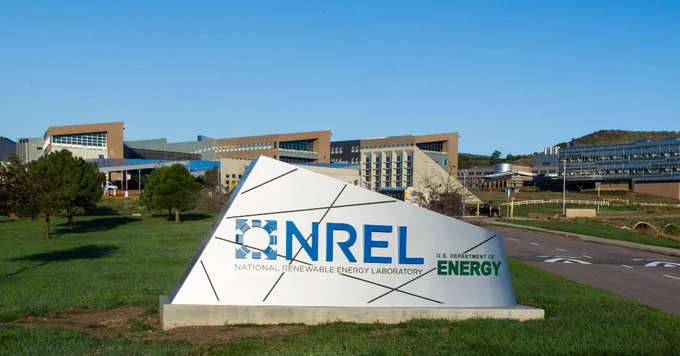 NREL sign outside of Golden campus.