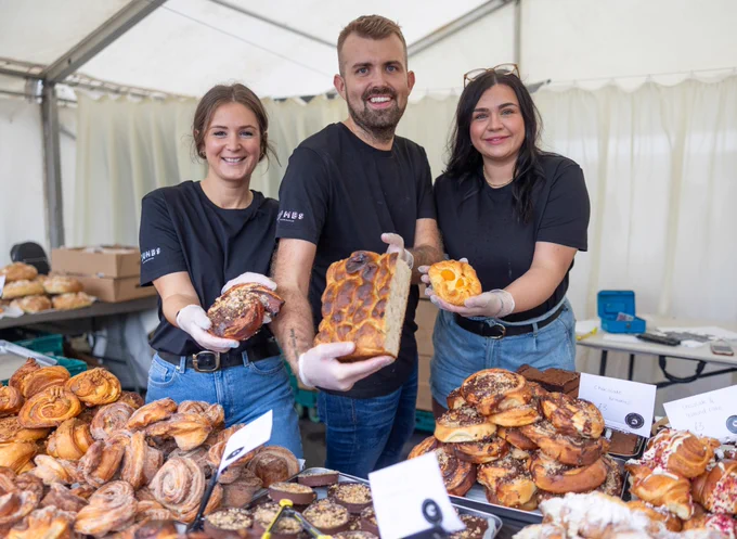 Bakers stall at the food festival.