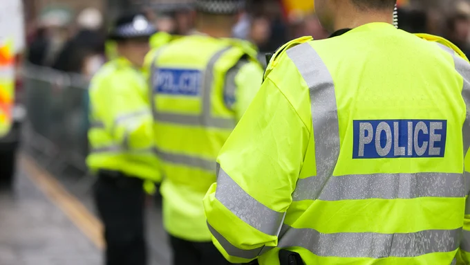 Police officers.