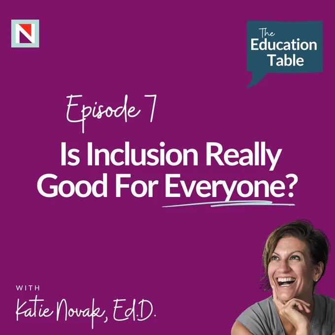 Cover art for episode 7 - is inclusion really good for everyone?