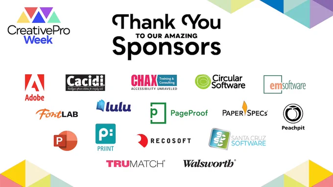 CreativePro Week 2024 Sponsors