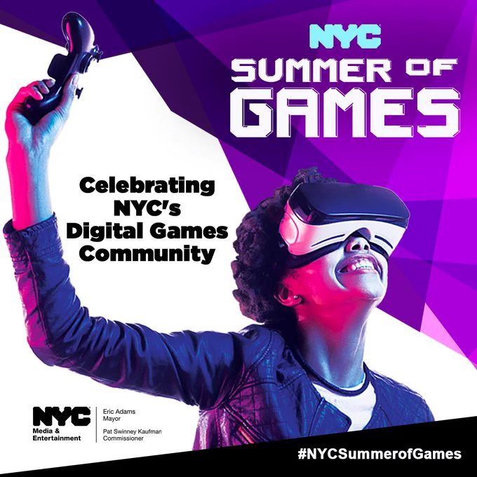 NYC Summer of Games 2024 celebrates New York City's booming digital games community featuring marquee events, expos, tournaments, exhibits, workshops, and programs across all five boroughs from June – September 2024.
