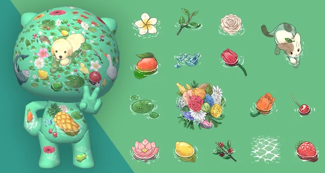 Sticker Series: Floating...