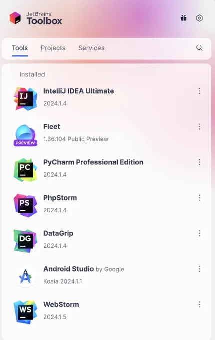 Jetbrains Toolbox 