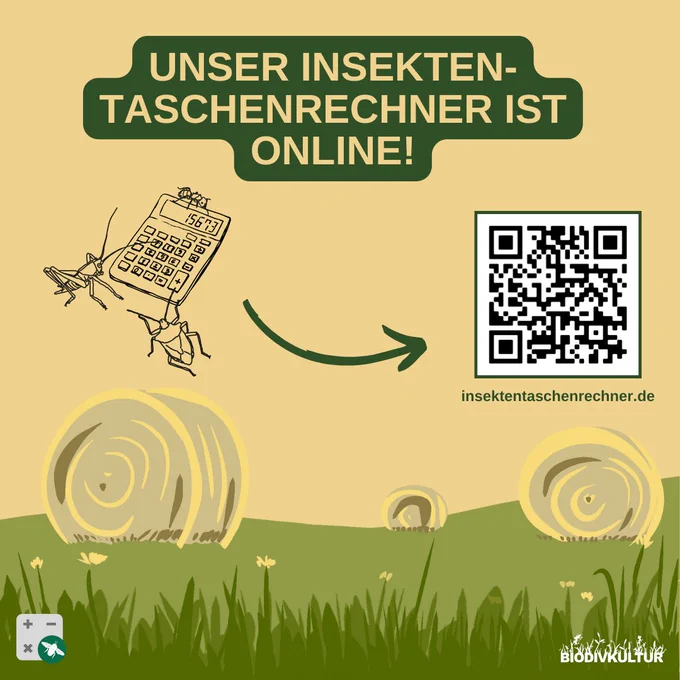 Unser "Insektentaschenrechner" ist online!