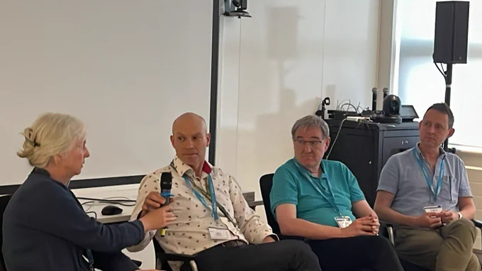 Panel of keynote speakers at the AI in Entomology conference