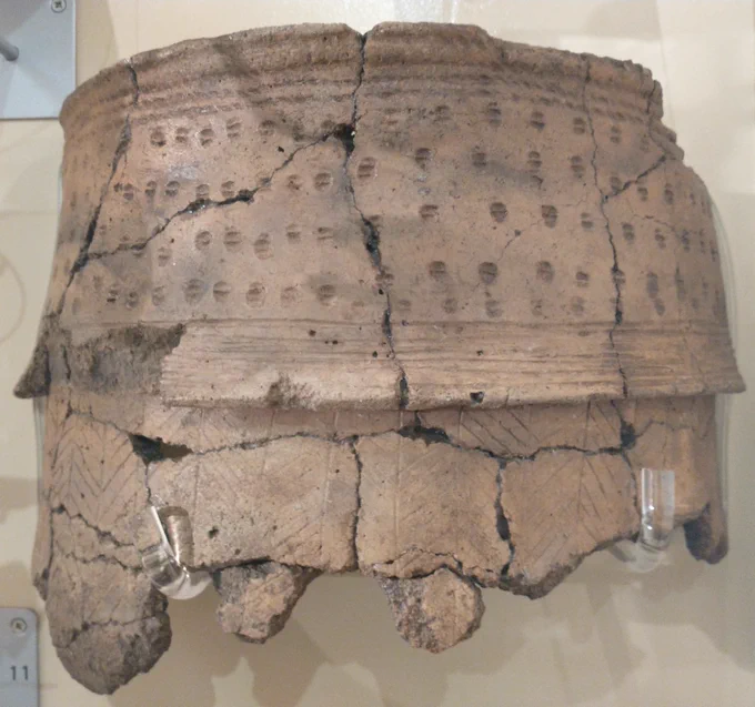 Reconstructed pieces of the Pendleton Urn