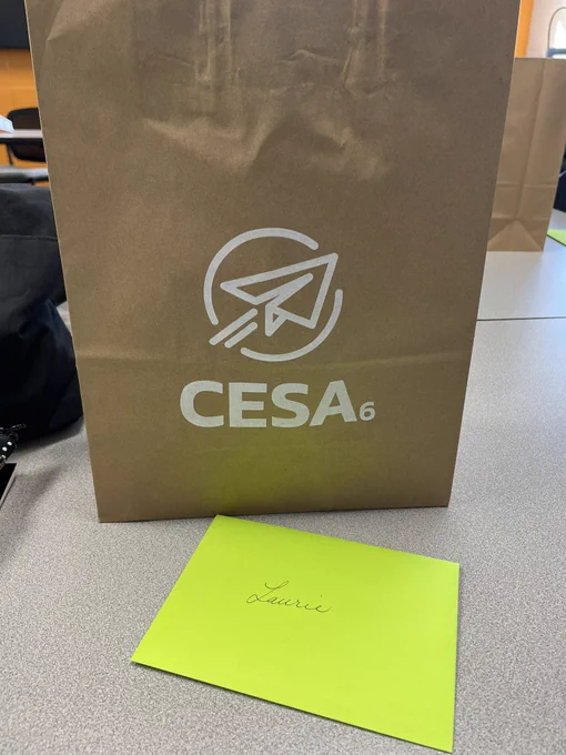 Gift bag and card