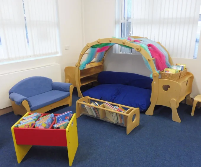 Interior view of Savick children's library