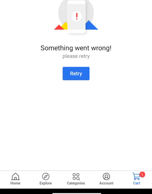 Flipkart is down currently not loading 
