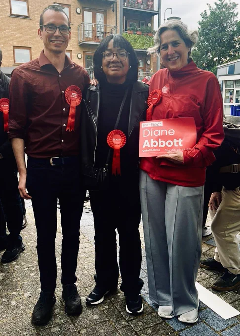 Group photo with Patrick Pinkerton and Diane Abbott