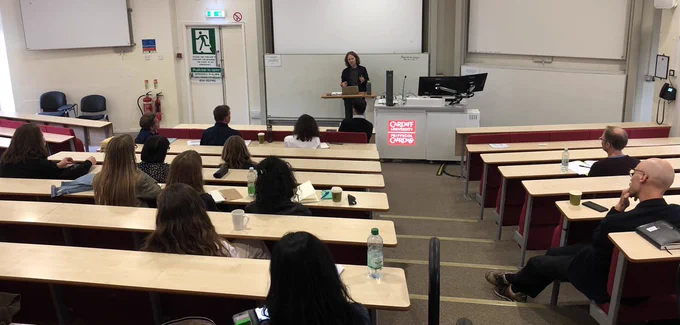 Photo of Katja Čičigoj (Klagenfurt) on gendered forms of subjectivation structuring lived experience.