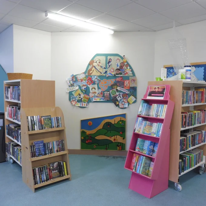 Interior view of Savick children's library